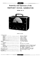 Heathkit RF-1U-Signal-generator - Manual 